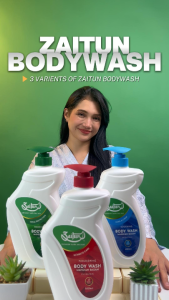 Zaitun Body Wash Mix Duo - Calm & Moise / Glow & Calm / Hydra & Glow - Sabun Badan Liquid Soap