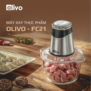 [CHÍNH HÃNG] Máy Xay Thịt Bóc Tỏi Làm Chà Bông OLIVO FC21 - Thương Hiệu Mỹ