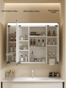 DIPURUI | Smart Bathroom Mirror Cabinet Adjustable Shelves
