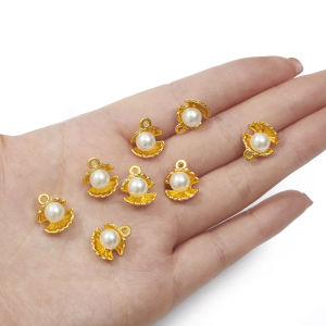 5ชิ้นเปลือกหอยมุกและหอยสังข์เสน่ห์สำหรับการทำเครื่องประดับ DIY และหัตถกรรมแฟชั่นสร้อยข้อมือต่างหูห้อยระย้าสร้อยคอเสน่ห์