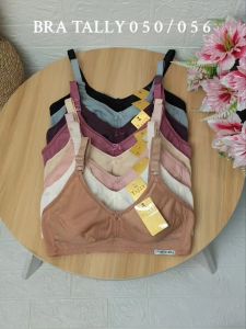 Bra Tanpa Kawat Tanpa Busa TALLY 050/056 Katun Premium Import Size 36-40C