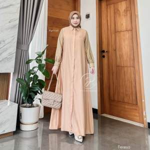DYN Clothingline Teresa Dress | Gamis Wanita Dewasa Busui Friendly | Fashion Muslim
