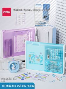 deli | Túi Đựng Hồ Sơ Đa Năng Dung Lượng Lớn