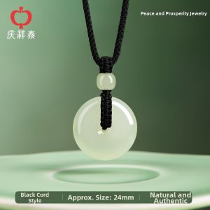 QINGXIANGTAI | Natural Jade Pixiu Peace Charm Pendant