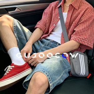 GUJOOCOW | Vintage Washed Denim Shorts