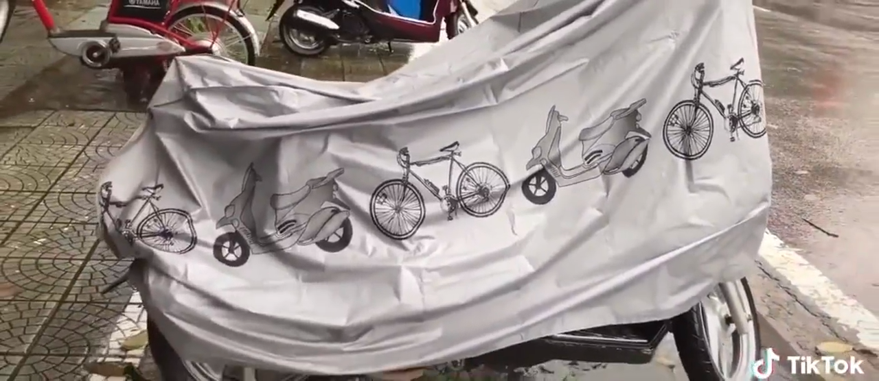 Bạt Phủ Xe Máy Chống Mưa Nắng Bụi Bẩn Chất Lượng Cao Chống Thấm Tuyệt Đối Bao Trùm Cả Xe