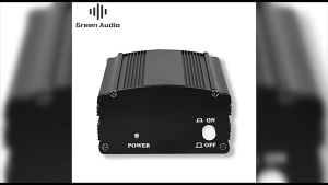 Refutuna 48V Phantom Power Supply 220V EU Plug for Condenser Microphone Mic 1 Meter Mic Cable (48 Volt)