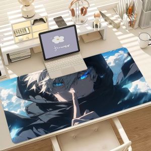 Bandai | Anime J-jujutsu K-kaisen Mouse Pad Anti Slip Rubber Edge Locked Thickened Laptop Gaming Desk Mat