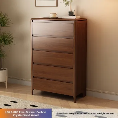 Modern Chinese Solid Wood Drawer Cabinet