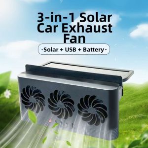 ZHUOLESHI | Solar Tri-Function Car Window Ventilation Fan