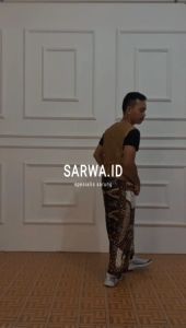 Sarung Batik Gus Iqdam Santri Laki-Laki 2023 & Motif Cokro Ningrat Biru