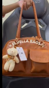 Tas selempang wanita Shoulderbag Olivia bag bahan kulit sintetis premium free box packing & boneka