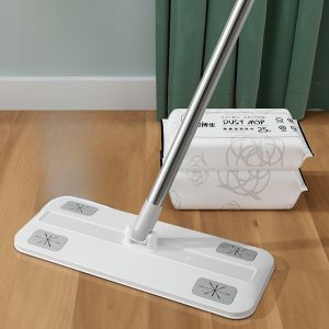 Bosheng Static Dust Removal Mop 2025 New Home Disposable No-Wash Cloth One-Mop Cleaning Lazy Person Ground Cleaning Tool