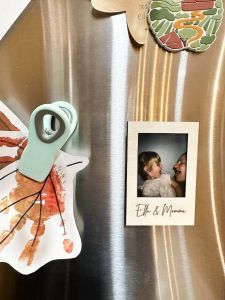 Bingkai Foto Kontemporer Custom Magnetik untuk Pernikahan - Motif Minimalis Elegan