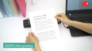 Phomemo M08F: A Portable Wireless Printer for Home & Travel