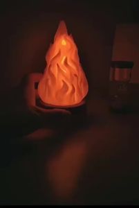 Simulation Flame lamp Rechargeable False fire Night light For Outdoor Camping Courtyard Halloween & Christmas Party Decor Lamp