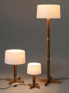 Japanese-Style Living Room Floor Lamp Scandinavian Creative Stylish Designer Study and Bedroom Model Room Bed & Breakfast Solid Wood Floor Lamp