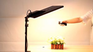Fill light 19-inch panel LED fill light fill light na may tripod adjustable dimmable photography light
