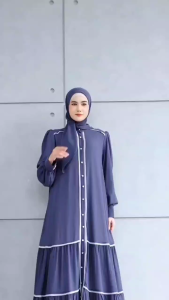 AISYALINA POLOS (LABEL SAVNA) | GAMIS SET HIJAB CERUTY TERBARU TERLARIS