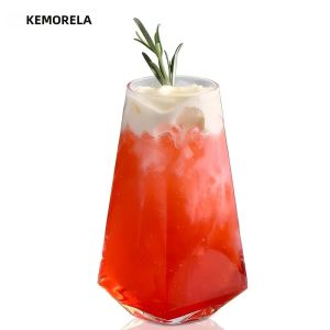 1/2 Chiếc 500ML Hình Học Highball Kính Pha Lê Có Thể Tái Sử Dụng Có Thể Giặt Bằng Máy Cho Nước Cocktail Bia Nước Đa Năng Cốc Thủy Tinh
