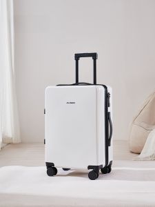 กระเป๋าเดินทางแบบแข็ง PC ทนทาน ขนาด 20 นิ้ว พร้อมล้อเลื่อนแบบไร้เสียง กระเป๋าเดินทางขนาดเล็กสำหรับผู้หญิง กระเป๋าเดินทางแบบหนัง PU สำหรับเด็กและเยาวชน