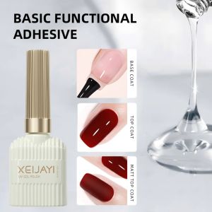 XEIJAYI 15ML Base Gel Super Top Coat Manicure Matte Top Coat Semi Permanent Soak Off UV Gel Varnish