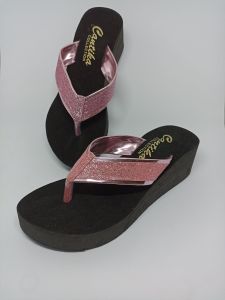 New Sandal Wedges Cantika Tinggi 5cm Nyaman di pakai Anti Slip