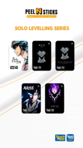 Solo Leveling Hologram Touch n Go Card Skin Sticker