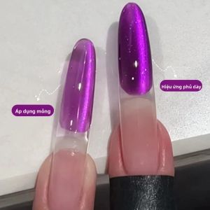 Sơn Móng Tay Gel Mắt Mèo Hạt Thủy Tinh 12ML Northern Lights Màu Tím Mùa Thu Giáng Sinh Hoàn Hảo Cho Trang Trí Móng Lễ Hội