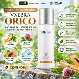 Nước Hoa Hồng Vxebra Orico Toner Niacinamide B3 Dưỡng Ẩm Làm Dịu Da Hỗ Trợ Sáng Da Không Cồn