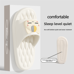 MONLEYTA | Adorable Anti-Slip Summer Slippers Womens Bathroom Home Comfortable EVA Cute Flat Sandals Breathable Slip-On Shoes For Ladies