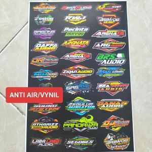 Stiker Soundsystem | Stiker Audio | Stiker Audio Soundsystem | Stiker Sound System Anti Air | Stiker Logo Sound System Bahan Vynil