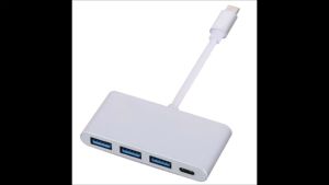 Hub OTG USB Type C ra 3 cổng USB 3.0 - Vỏ nhôm nhé