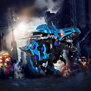 CENZELONG ชุด ตัวต่อ ไดโนเสาร์ ไฟฟ้า หุ่นยนต์ไดโนเสาร์ ไดโนเสาเดินได้ ตัวต่อ ตัวเล่นเด็กชาย ทีเร็กซ์, แร็ปเตอร์ DIY สำหรับเล่น Dinosaur Building Block