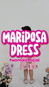 Two Mix - Dress Anak Perempuan Satin - Dress Anak Cewek 1-12 Tahun 4407