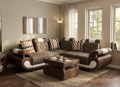 sofa sudut angsa - kursi tamu minimalis ( Bisa COD )