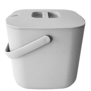 Simple Plastic Tea Set Accessories Tea Leaf Filter Small Size Food Scrap Bucket with Lid Drainage Water Bucket Kitchen Tools