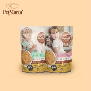 PetMarra Fine Pates Kitten Cat Wet Food Pouch Ocean Fish Tuna and Chicken 80g Collection - PetMate cats pouches