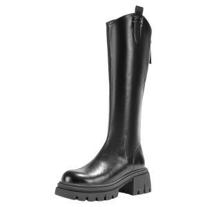 Josiny | Thick Sole Tall Boots Thick Heel Plus Fleece