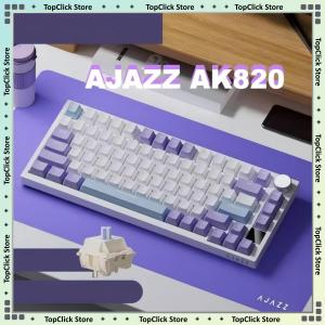 AJAZZ | AJAZZ AK820 and AK820PRO Mechanical Gaming Keyboard 75% Layout PBT OEM Keycap RGB Backlight Full Key Anti-Ghosting Type-C