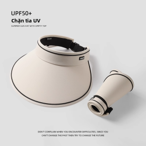 Mũ Chống Nắng UPF50+ Mùa Hè Cho Nữ Mũ Che Mặt Rộng Mũ Đi Xe Đạp Chống Tia UV Mũ Rơm Thoáng Khí Mũ Đi Biển