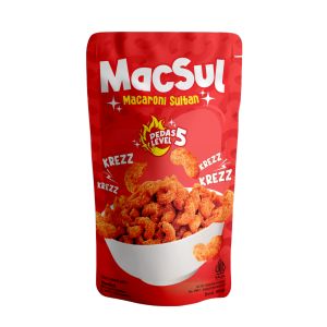 Makaroni Sultan Cekelin MacSul Pedas Lv 5 isi 50g