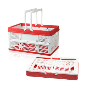 Satchel Shopping Basket Foldable Basket Fruit Picnic Storage Picking Basket Sundries Laundry Basket Toy Finishing Storage Basket