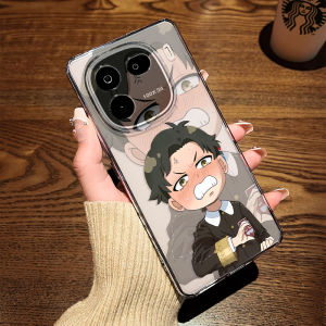 Transparent Soft Shell Case for iQOO15/13 Neo10/Z9Turbo Z8X/7SE/6 Womens 11/9Pro Couple New 12 Spy Family High Drop Resistance