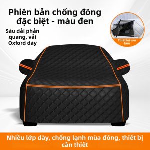 HELLOLEIBOO | Vỏ Bọc Xe Ô Tô Vải Oxford Dày Chống Nắng Mưa Cách Nhiệt Bảo Vệ Mưa Đá Che Phủ Toàn Diện Mọi Mùa