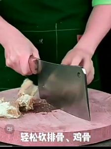 Wooden Handle Bone Knife Spare Rib Knife Chop ping Knife Household Knife Kitchen Knife