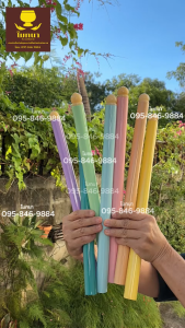 กระบอกใส่ไม้ขิมสีพาสเทล #ที่ใส่ไม้ขิม #กระบอกไม้ขิม ไซส์มาตรฐาน ใส่ได้มากสุด 3 คู่ **ราคาเฉพาะกระบอก ไม่รวมไม้ขิม