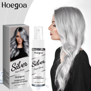 Sơn Tóc Màu Xám Bạc 30ml Công Thức Nhẹ Nhàng Lâu Trôi Có Vitamin E Dễ Sử Dụng Thuốc Nhuộm Tóc Thời Trang Dạng Xịt Tạo Kiểu Nhanh