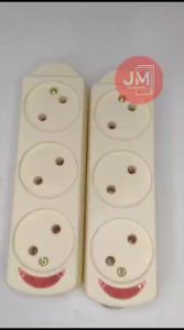 Stop Kontak Semi 3 Lubang Terminal Listrik Colokan Tanpa Kabel COD