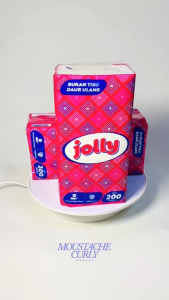Paket 20 Pcs Tisu Wajah / Tissue Jolly 200 Sheets 2 Ply Hemat & Kuat